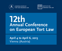 12th Annual Conference on European Tort Law
