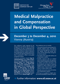 Medical Malpractice and Compensation in Global Perspective Poster